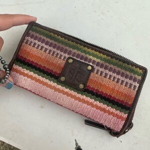 STS western serape Striped Multicolor Wallet